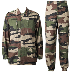 F1F2 camouflage jacket and pants